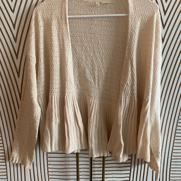 Cozy Cream Sweater from Anthropologie - Picture 2 of 5